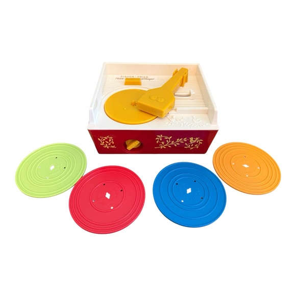 Fisher-Price Other - FISHER PRICE Classic Kids Record Player Toy with 4 Records 2014